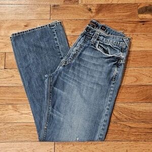 Vintage Ed Hardy Men’s Wide Leg Baggy Jeans Size 33 x 34